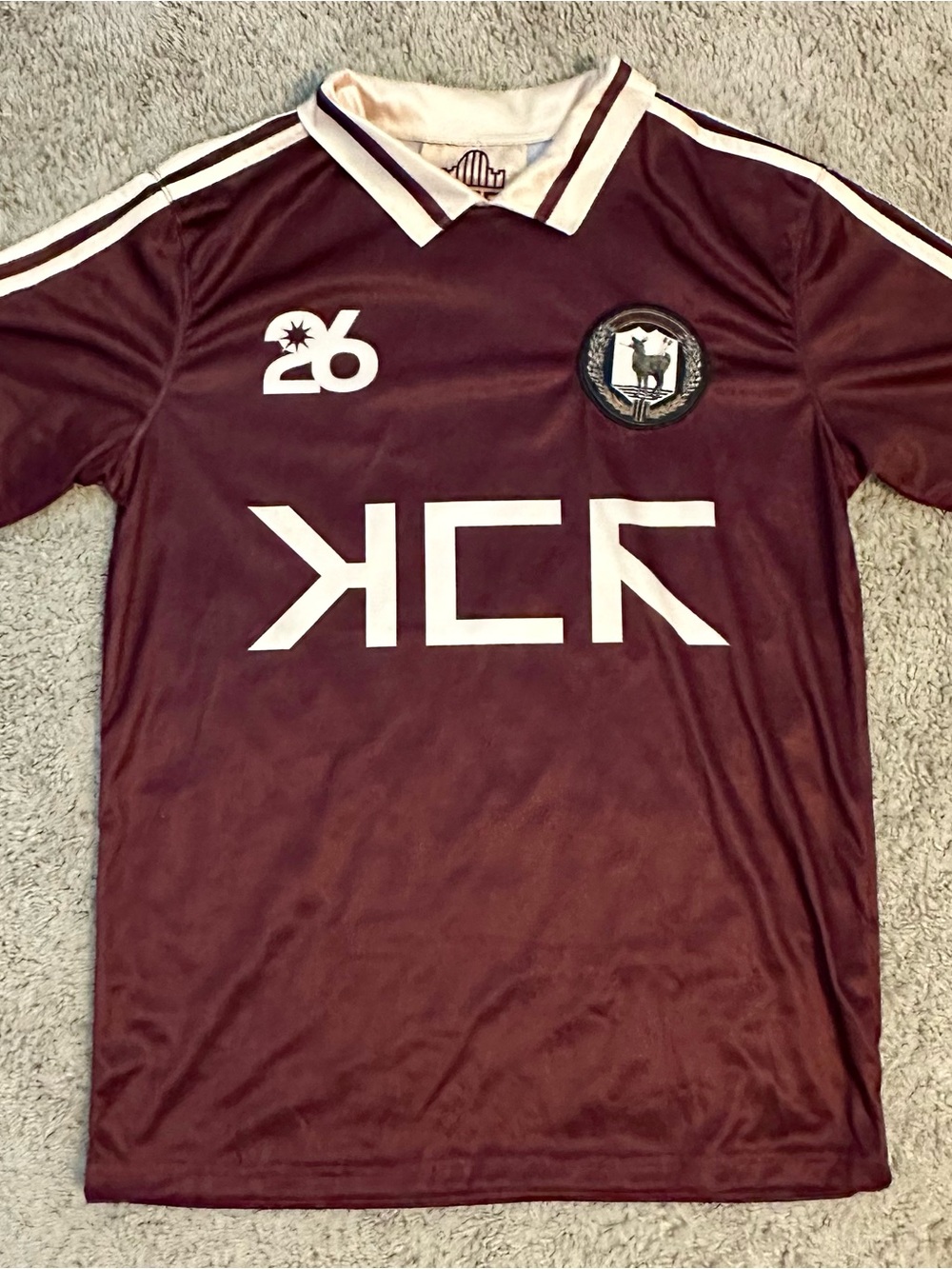 My Chemical Romance MEXICO EXCLUSIVE Black Parade Tour Maroon Red Jersey MCR